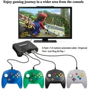 LUXMO Classic N64 Controller Retro Wired Mini N64 Controller Gamepad Joystick for N64 Home Video Game Console System