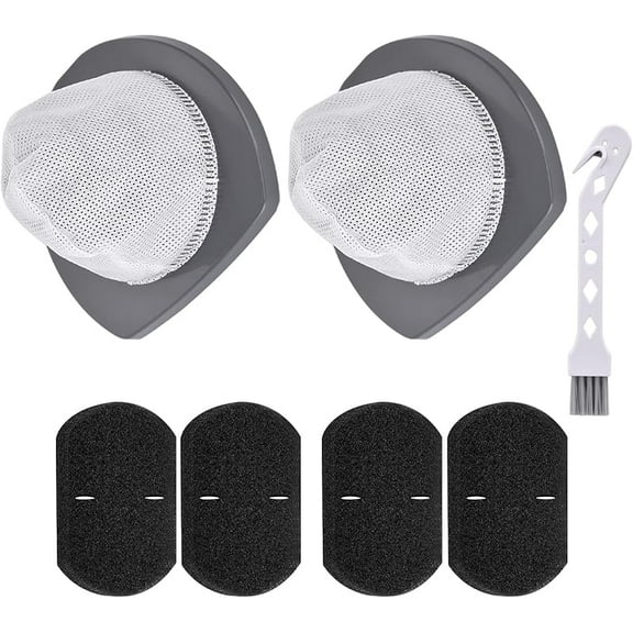 2033 Replacement Filter Compatible with Bissell Featherweight Stick Lightweight Bagless Vacuum 20331 20333 20334 20336 20339 2033M, 2 Mesh Filters 4 Foam Filters, Replace part# 1611508