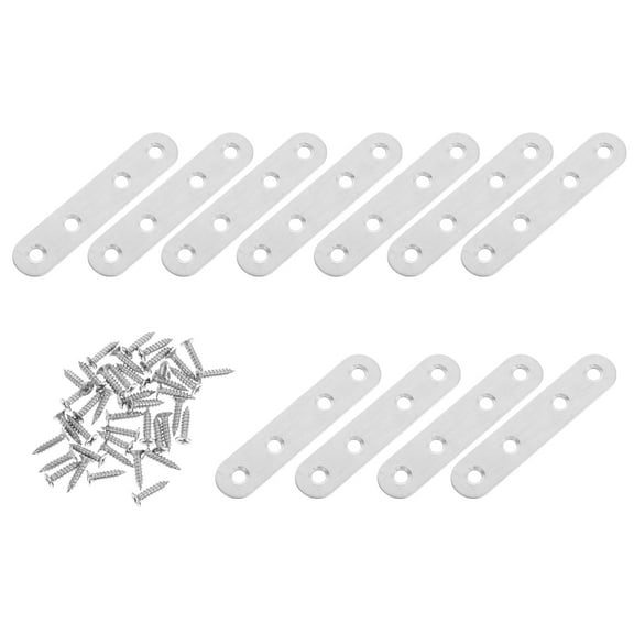 Corner Code Holder Durable Brace Stainless Steel Shelving Bracket Furniture Hardware Flat Mending Plate