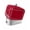 Red, variant on Pure Pink Toaster Cover 2 Slice, Simple Solid Color Dustproof Bread Machine Oven Cover with Storage Pockets, Fits Most Kitchen Toasters Protector