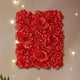 thumbnail image 5 of Paneles decorativos de flores artificiales de seda, románticos y con flores artificiales. yo-rojo, 5 of 7
