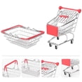 thumbnail image 3 of LEEYNEER Chariot à Main de Supermarché - Panier de Rangement pour Collations et Fruits, 3 of 10