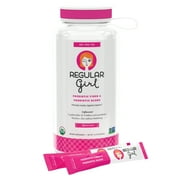 Regular Girl - Starter Kit, Low FODMAP Prebiotic Guar Fiber and Probiotic Support for Comfortable Digestion, 15 Packets & Bottle