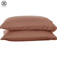 thumbnail image 5 of Luxtrada Set of 2 Premium 1800 Ultra-Soft Polyester Pillowcase Set with Envelope Closure Pillow Cover for Home Bedroom Hotel Travel (Queen Size,Coffee), 5 of 11