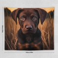 2 Brown Puppy 2 Funny Wall Hanging Bedding Tapestry for Bedroom Home