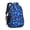 Paisley and Floral, variant on Paisley and Floral Blue Pattern Cute School Backpack Bag with Padded Back and Adjustable Shoulder Straps 16.9 X 12.6 X 5.9 Inches