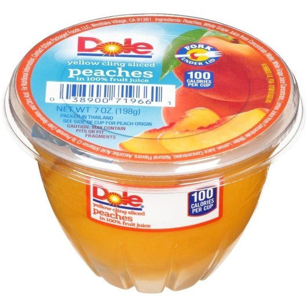 Dole Sliced Peach in Light Syrup, 7 Ounce -- 12 per Case.