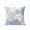 White Lake Blue, variant on 1 Pack Outdoor Throw Pillow, Blue Teal Coastal Waterproof Pillow with Insert Included, Summer Beach Coral Shell Starfish Decorative Accent Cushion Sofa Pillows for Patio Porch, 16 x 16 In