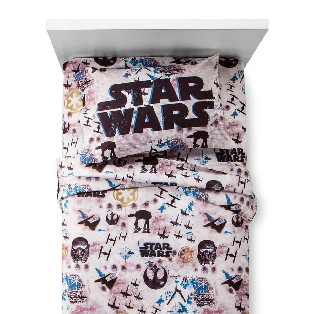 3pc Star Wars Twin Sheet Set Rogue One Imperial Troops Bedding