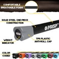 thumbnail image 3 of PRISP Weighted Exercise Workout Bar - Total Body Weight Bar for Home Gym, Fitness, Yoga and Strength Training, 3 of 7