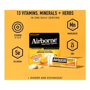 6 Pack Airborne Effervescent Health Formula Tablets, Orange-10 count Each