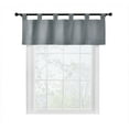 thumbnail image 2 of Winmate Insulated Cotton Tab Top Valance 40" x 15" in Dolphin Grey, 2 of 4