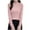 Pink, variant on Miluxas Basic Sweaters for Women Long Sleeve Crew Neck Soft Warm Cozy Pullover Lightweight Knit Jumpers Sweater White 10(XL)