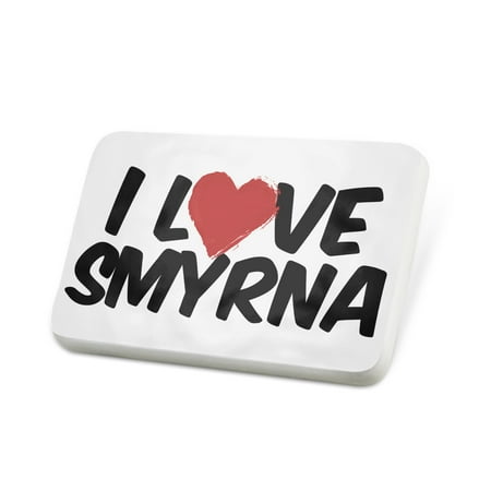 Porcelein Pin I Love Smyrna Lapel Badge – NEONBLOND