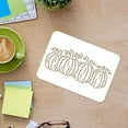 thumbnail image 3 of Pumpkin Stencils Decoration Template Plastic Four Pumpkins Drawing Painting Stencils Rectangle Reusable Stencils for DIY Thanksgiving Halloween Pumpkin Crafts and Decor, 3 of 7