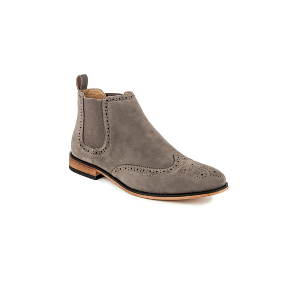 Gino Vitale Men's Wing Tip Chelsea Boots