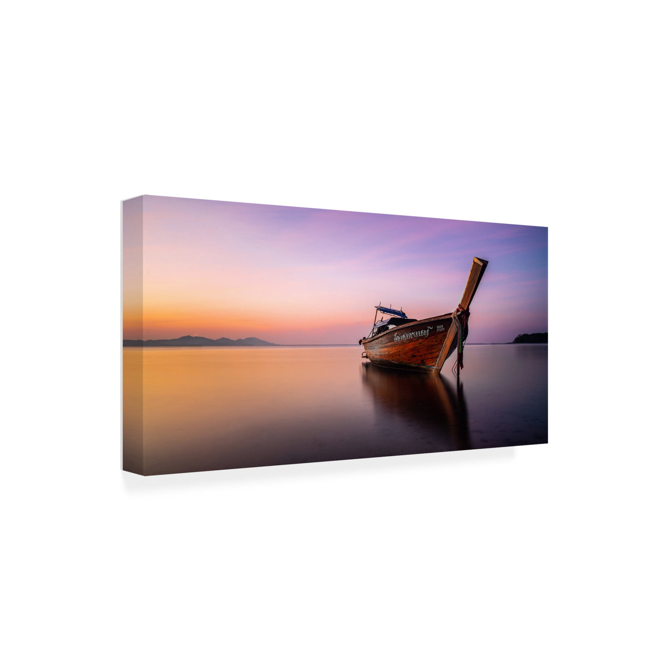 Trademark Fine Art Saulius Low Tide Canvas Wall Art