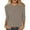 Khaki, variant on SOOMLON Womens 3/4 Sleeve T Shirts Petite Tunic Button Tops Casual Plain Crewneck Shirts Sexy T Shirts 2025 Trendy Spring Summer Ladies Tops Loose Fit Y2k Basic Outfits Pullover Beige XL