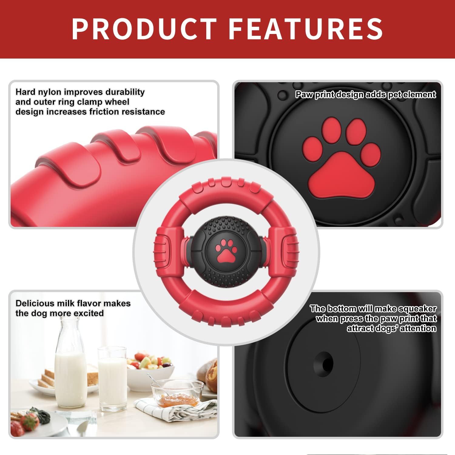 Pet Deluxe Extreme Tough Squeaky Dog Chew Toy photo 4