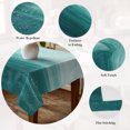 thumbnail image 5 of Turquoise Ombre Table Cloth Waterproof Tablecloths, Modern Abstract Art Ocean Oil Painting Tablecloth Dining Table Cover for Kitchen Party Tabletop Outdoor, Rectangle Tablecloth 60x102 Inch, 5 of 9