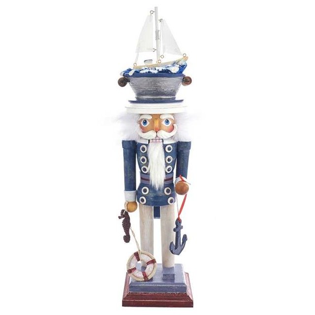 Hollywood Nutcrackers HA0399 18 Po. Casse-Noisette Capitaine de Mer
