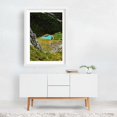 thumbnail image 2 of Secret Lake in Switzerland - Zermatt Valais Switzerland Photography Lake Mountain Nature Scenic Forest Wilderness Landscape White Framed Wall Art Print 20 x 30 inches, 2 of 3