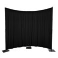 thumbnail image 7 of BalsaCircle Black 11 feet Heavy Duty Adjustable Curved Pipe Drape Kit Backdrop Support Stand Wedding Party Photo Booth Studio, 7 of 7