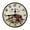 Rose, variant on 12”MDF Wall Clock - Rose