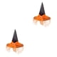 thumbnail image 2 of Wosthever Sombrero de de Halloween: destaque en la fiesta de disfraces con sombreros de ligeros y exquisitos para Halloween naranja 2Conjunto, 2 of 6