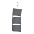 thumbnail image 1 of Colgador de puerta, cesta colgante tejida con ganchos para cocina, cesta decorativa de pared. Gris, 1 of 5