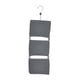 thumbnail image 1 of Juego de cestas colgantes de 3 piezas, organizador colgante de pared tejido con asas extraíbles Gris, 1 of 9