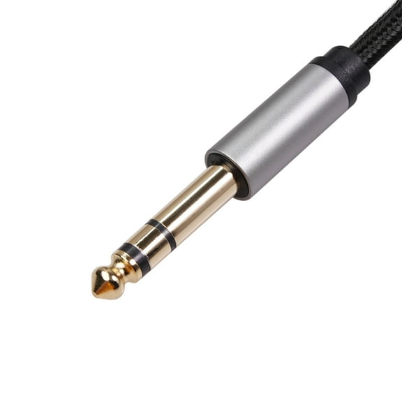Naierhg 6.35mm 1/4 Male to 3.5mm 1/8 Female Audio Cable Black