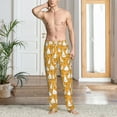 thumbnail image 2 of Logiee Funny goose family Print Pajama Pants for Men,Men’s Pajama Bottoms,Mens PJ Pants with Pockets & Button Fly-Small, 2 of 6