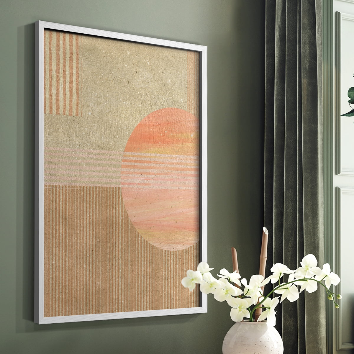 Adobe Sunrise II in Paper Solid Wood 8 x 10 Framed Print