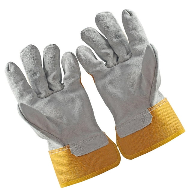 koolsoo Gants de Soudage en Cuir de Vache Protection Soudeuse Gants Protection Soudeuse 26.5x13cm