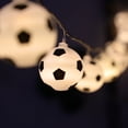 thumbnail image 3 of Guirnalda de luces de fútbol 3M, 20 LED, luz nocturna blanca cálida, balón de fútbol, luces de cadena para interiores y exteriores, accesorios de jardín Lam, 3 of 5