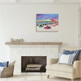 thumbnail image 3 of Stupell Industries Beach Umbrellas on Shore Landscape Photography Gallery Wrapped Canvas Art Print Wall Art, 30 x 24, 3 of 8