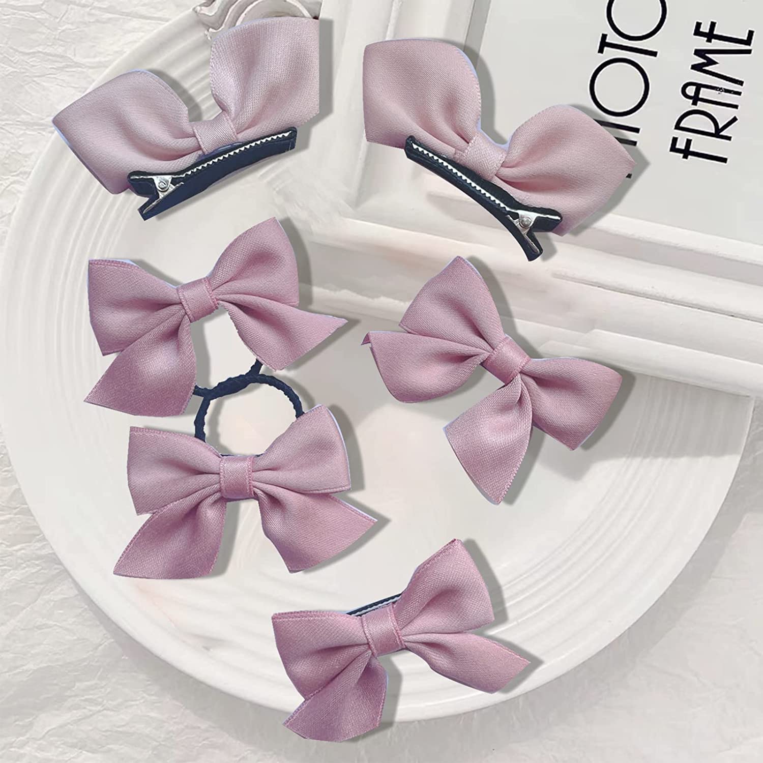 Disney Princess Style Kids Hair Accessory Set (Aurora(Pink))