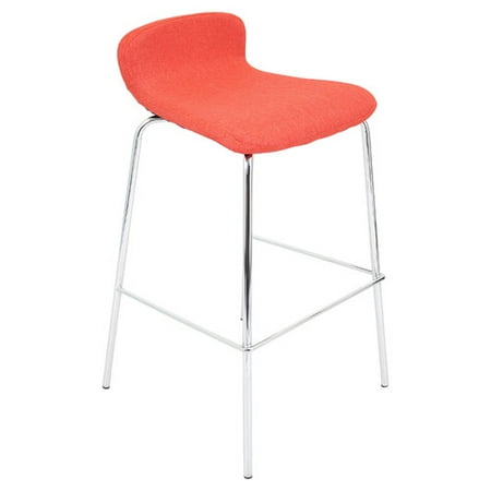 Lumisource Fabric Stacker Bar Stools Charcoal Set Of 3 Walmart Com