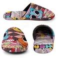 thumbnail image 4 of Mens Cozy Slippers Amazing World of Gumball Warm Soft Plush Slipper Slip-on House Shoes for Home Indoor Outdoor, 4 of 8