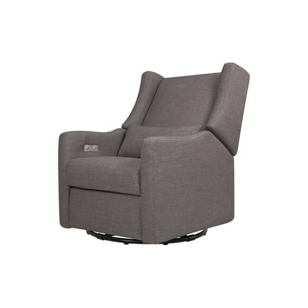 Babyletto Kiwi Glider Recliner with USB Control in Gray