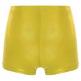 thumbnail image 4 of iixpin Kids Girls Metallic Mini Dots Shorts Elastic Waistband Hot Pants for Dance Gymnastics Performance Yellow 12, 4 of 4