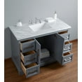 thumbnail image 5 of Stufurhome Ariane 48 Inches Slate Gray Single Vanity Cabinet Single Bathroom Sink, 5 of 7
