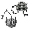 thumbnail image 5 of Detroit Axle - 325mm Front Wheel Hub Bearings, Drilled and Slotted Brake Kit Rotors and Ceramic Pads for 03-05 Chevy SSR - [02-05 Trailblazer EXT] - 02-05 GMC Envoy XL - [03-06 Isuzu Ascender], 5 of 8