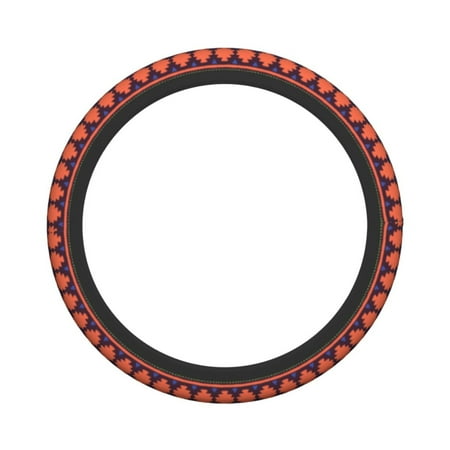 XMXY Car Steering Wheel Cover, African Style Decor Non-Slip Jeep Truck Universal Elastic Steering Wheel Protector 15 inch