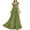 #188-Army Green, variant on Taylonsss Womens Sleeveless V Neck Dress Fitted Waist Ruffle Hem Evening Party Formal Wear