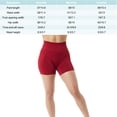 thumbnail image 4 of Qarigey Leggings sin costuras Sólido Scrunch Butt Ropa deportiva de cintura alta Medias de gimnasio de secado rápido Ropa Pantalones cortos de ciclismo Prendas para la parte inferior del cuerpo S Qarigey AP018978-01, 4 of 6