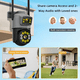 thumbnail image 3 of Cámara Vigilancia Exterior H10 360° Ptz 5g Wifi 8mp Full Hd  Malubero,  Negro Gris, 3 of 5