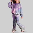 thumbnail image 4 of Ccpelsie Toddler Baby Girls Clothes Long Sleeve Shirt Top Flare Pants Cute Outfit Girl Fall Winter Clothes(Light Pink,6-7 Years), 4 of 8