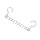 thumbnail image 1 of Cateissary Colgador de ropa colgante para armario de 9 agujeros, ropa antideslizante, chaqueta, bufanda, abrigo, tendedero, organizador, Almacenamiento y organización del hogar Gris, 1 of 6